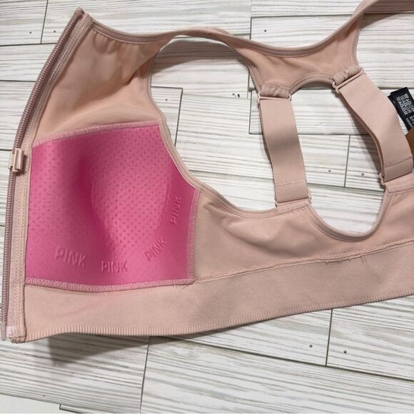 VICTORIA’S SECRET PINK ACTIVE HIGH IMPACT SEAMLESS LIGHTLY LINED SPORTS BRA XS - Picture 4 of 11